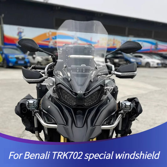NEW For Benelli TRK702 TRK702X TRK 702 702X High Quality Motorcycle Windshield Windscreens Wind Deflectors Front Glass Transparent
