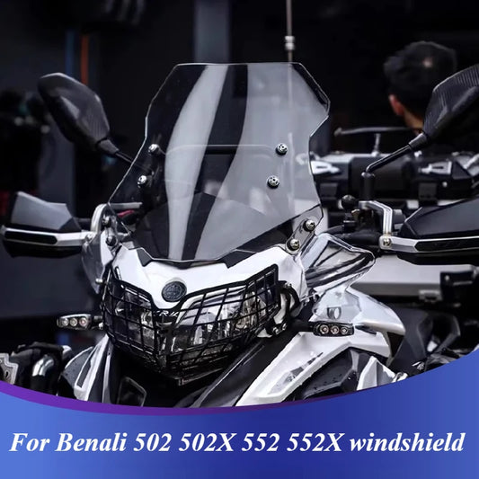 For Benelli TRK502 TRK502X TRK 502 502X 552 552X TRK552X Motorcycle Windscreen Double Bubble Windshield Screen Wind Deflectors