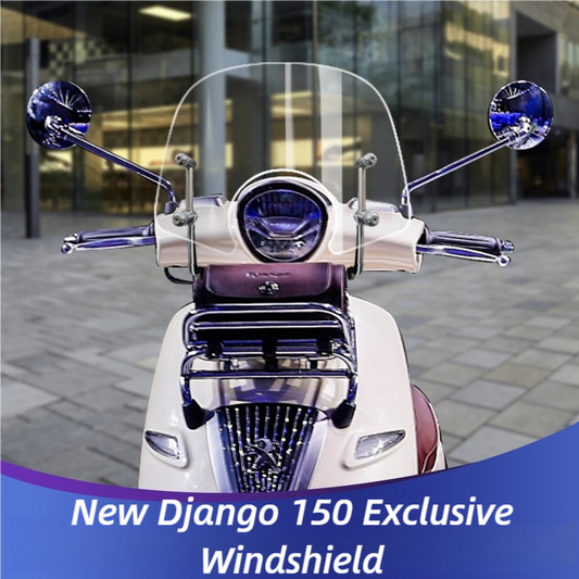 For Peugeot Django 150 Django150 Django-150 2022 motorcycle modification front windshield windscreen wind deflector with bracket