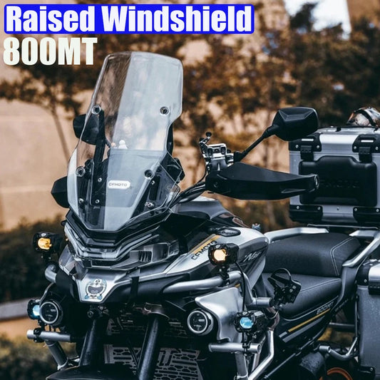 Screen 52CM/57CM High Quality For CFMOTO 800 MT 800MT MT800 Motorcycle Windscreen Wind Deflectors Windshield Gray