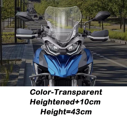 For QJMOTOR QJ SRT800 SRT750 QJ750-7A Windshield Motorcycle Heightened Windshield SRT 800X SRT 750X QJ 750X 800X Accessories