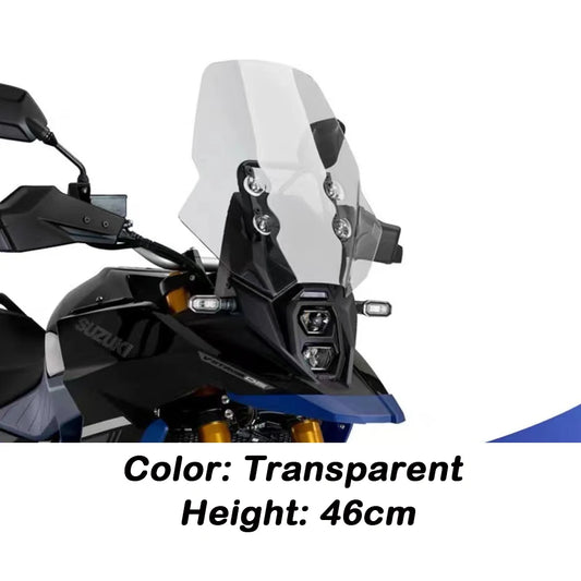 NEW DL800DE Motorcycle Screen Front Windshield For SUZUKI V-STROM 800 DE 800DE Increase Wind Screen Deflector RAISED WINDSCREEN